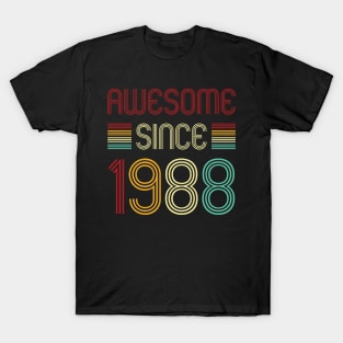 Vintage Awesome Since 1988 T-Shirt